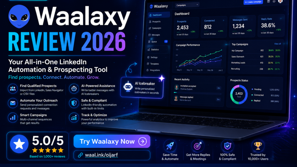 Waalaxy Review 2026: Is It the Best LinkedIn Automation Tool?